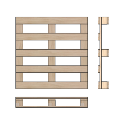 Paleta 1000x1000 mm, nowa