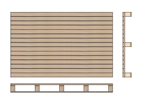 Paleta 1800x1150 mm, nowa