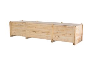 Skrzynia ażurowa drewniana